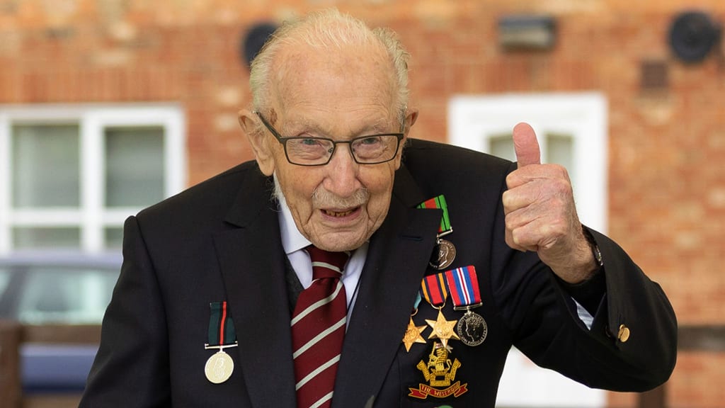 Captain Tom Moore - An everyday Hero Captain Tom Moore - An everyday Hero