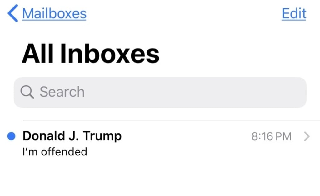 In response to all your emails, Don. In response to all your emails, Don.