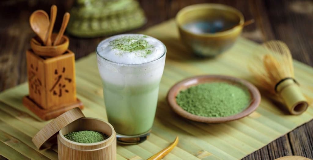 Matcha tea with health flavor Matcha tea with health flavor