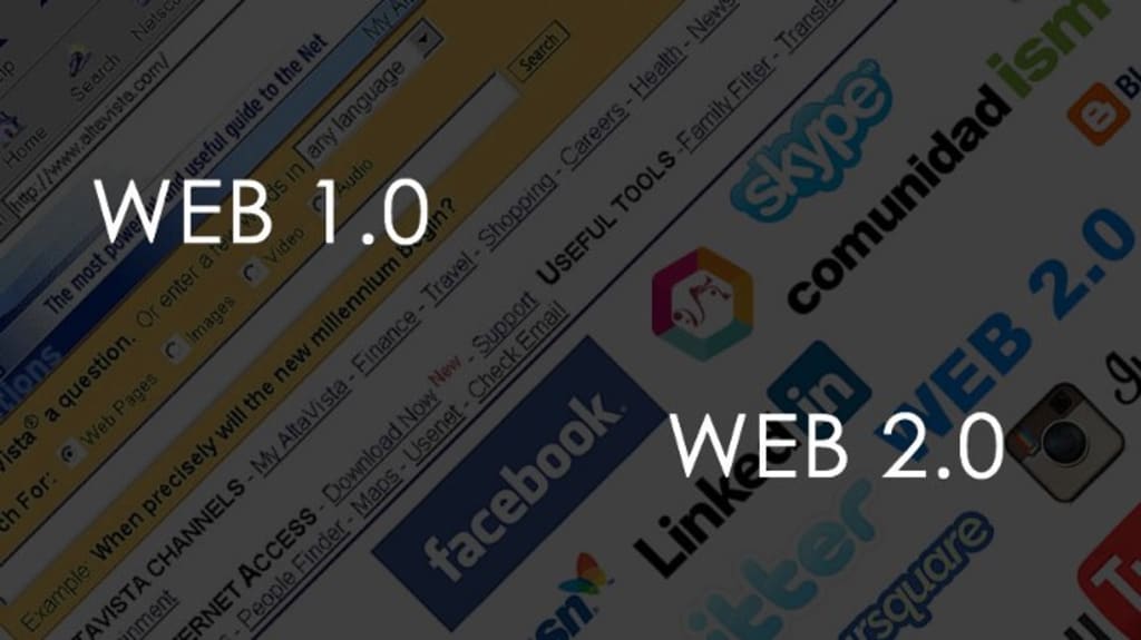 Difference between Web 2.0 and Web 1.0 Difference between Web 2.0 and Web 1.0