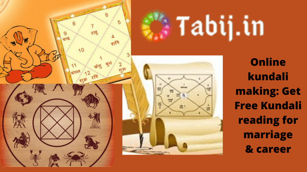 Online kundali making Get Free Kundali reading for marriage & career