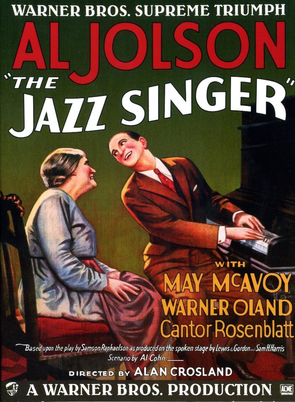 A Filmmaker's Guide to: "The Jazz Singer" (1927) A Filmmaker's Guide to: "The Jazz Singer" (1927)
