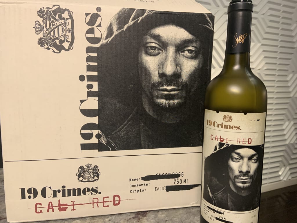 海外限定！19 Crimes Snoop doggs Cail Red 6本 数量限定、お早めに