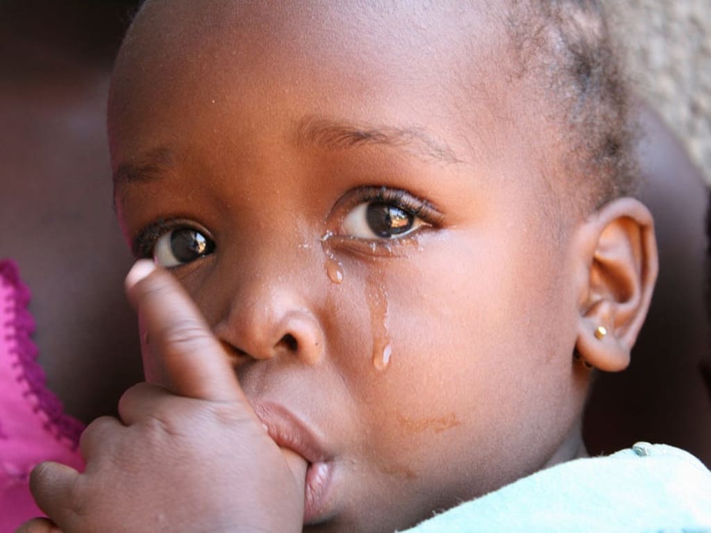 A child's cry for her mom's love A child's cry for her mom's love