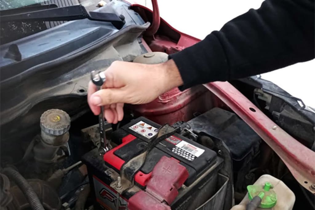 Car battery replacement Car battery replacement