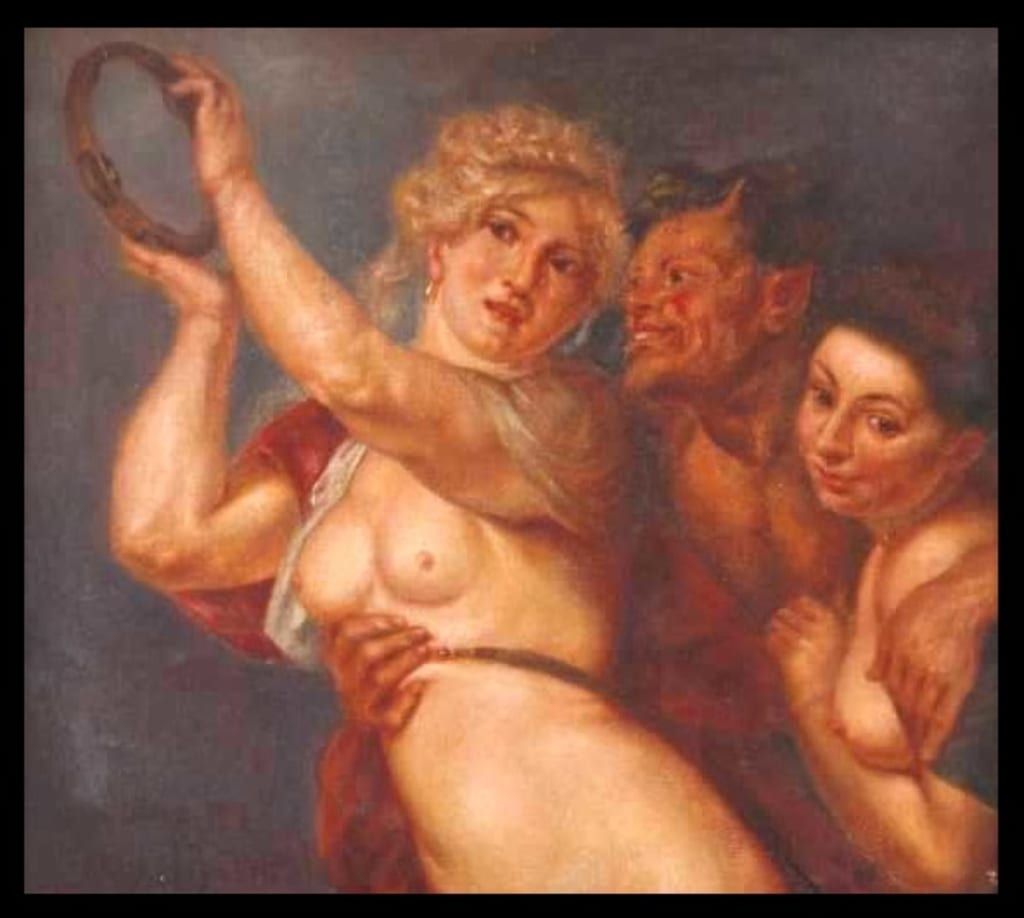 The Goat-God Boinks Amber Hard from Behind The Goat-God Boinks Amber Hard from Behind