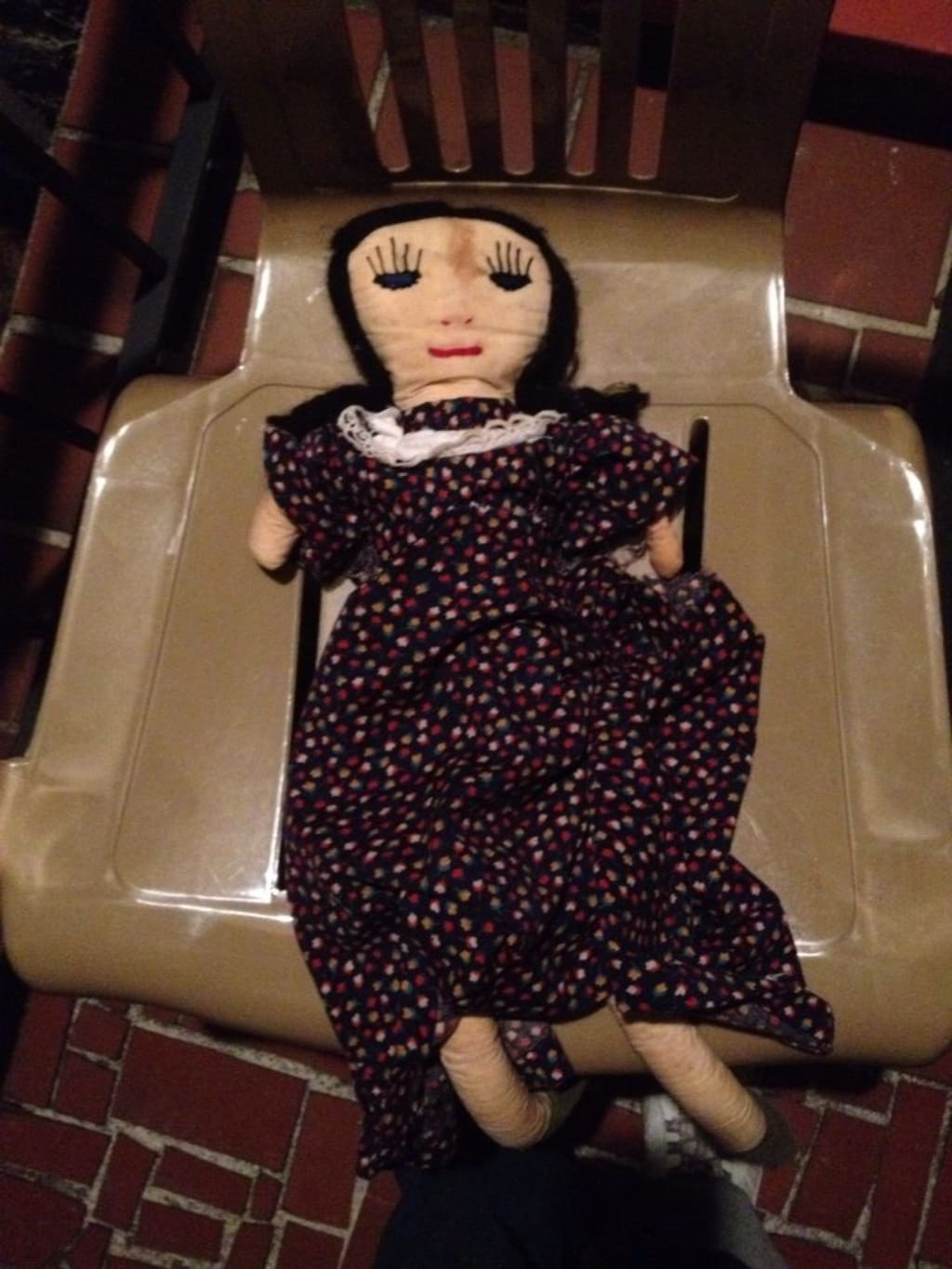 This doll may give Annabelle a run for her money This doll may give Annabelle a run for her money