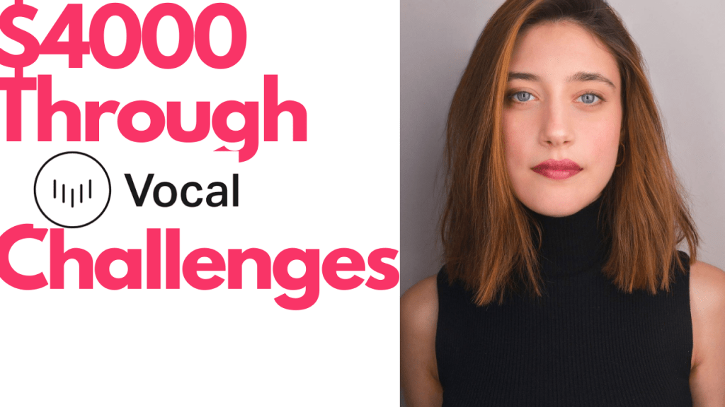 $4000 Through Vocal Media Challenges By Kathryn Milewski - An Interview $4000 Through Vocal Media Challenges By Kathryn Milewski - An Interview