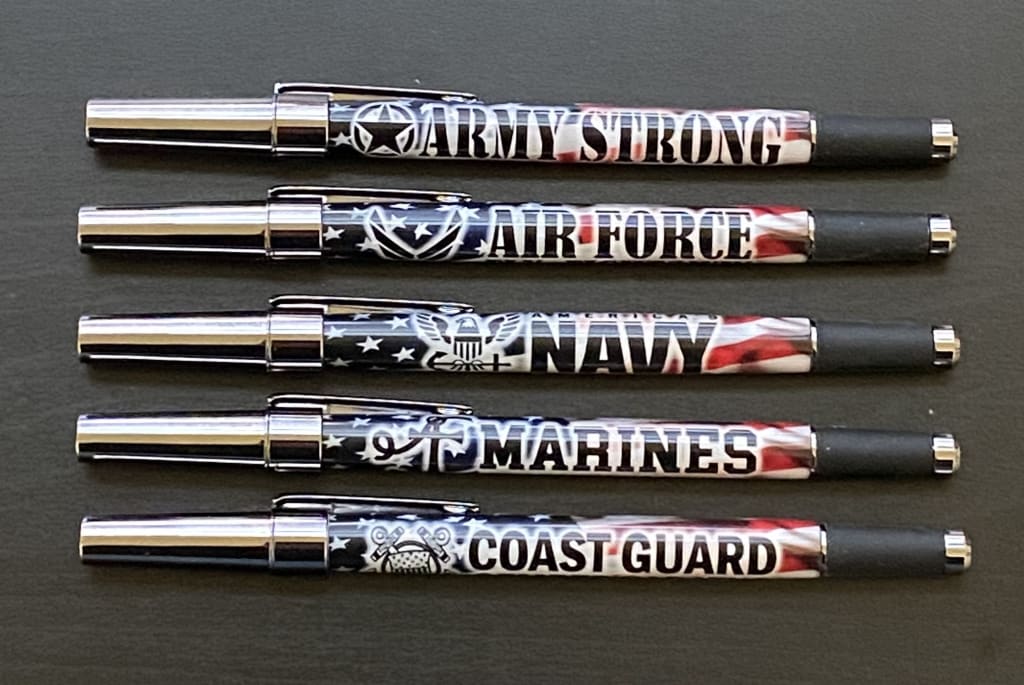 Handmade Military Icon Pens Handmade Military Icon Pens