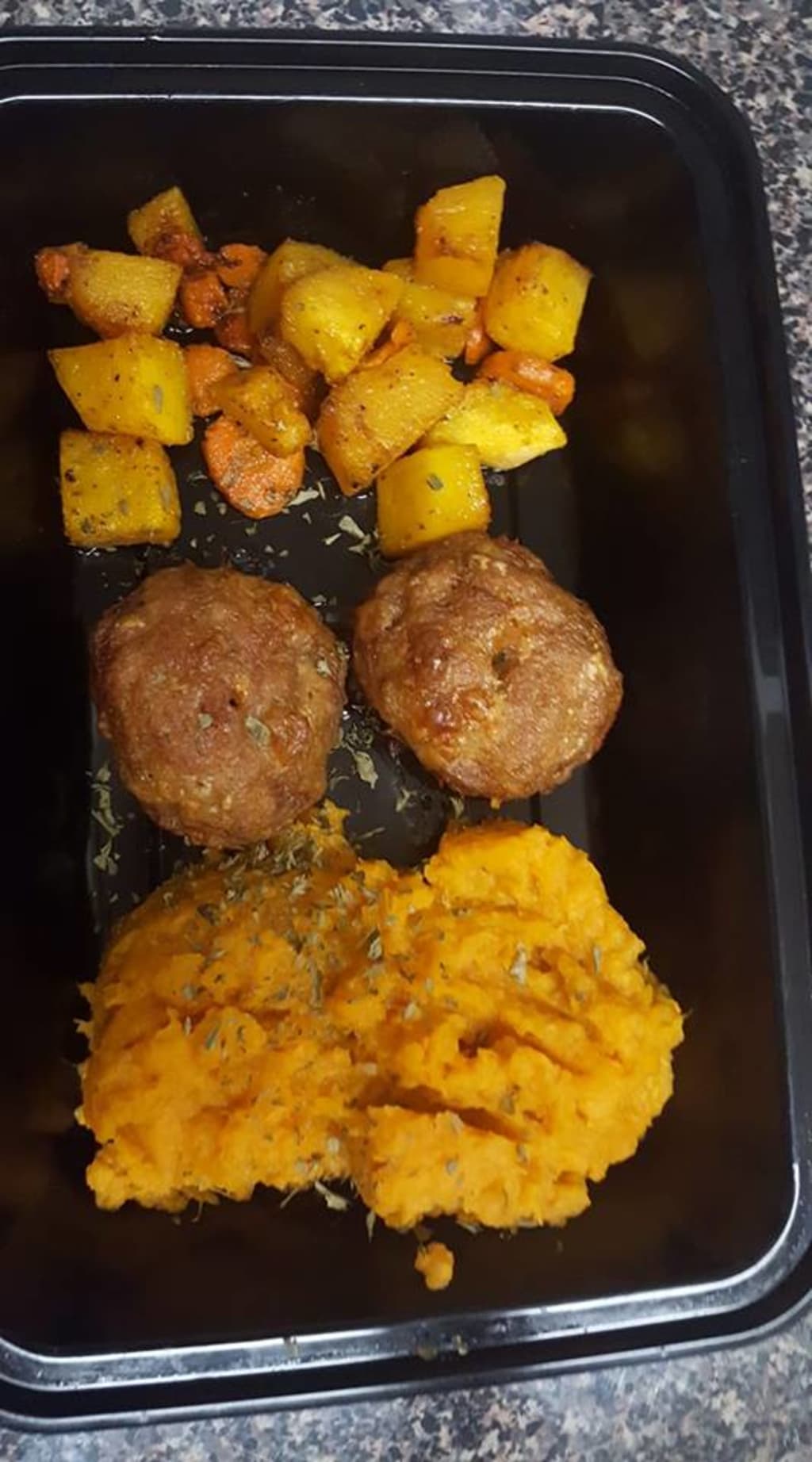 Turkey Cups with Sweet Potato Mash with Roasted Veggies Turkey Cups with Sweet Potato Mash with Roasted Veggies