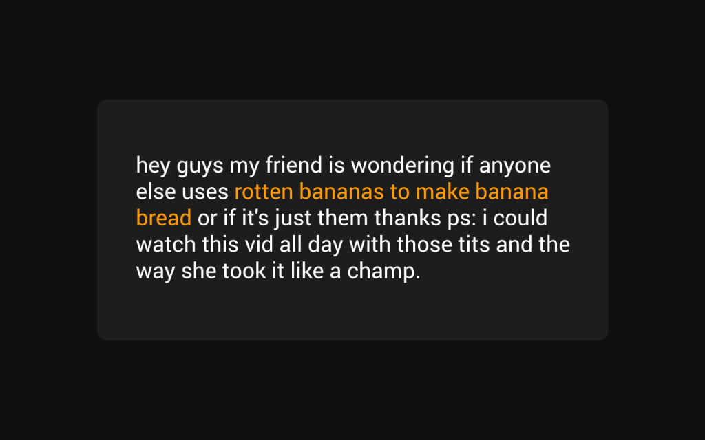 The Best and Most Bizarre PornHub Comments The Best and Most Bizarre PornHub Comments