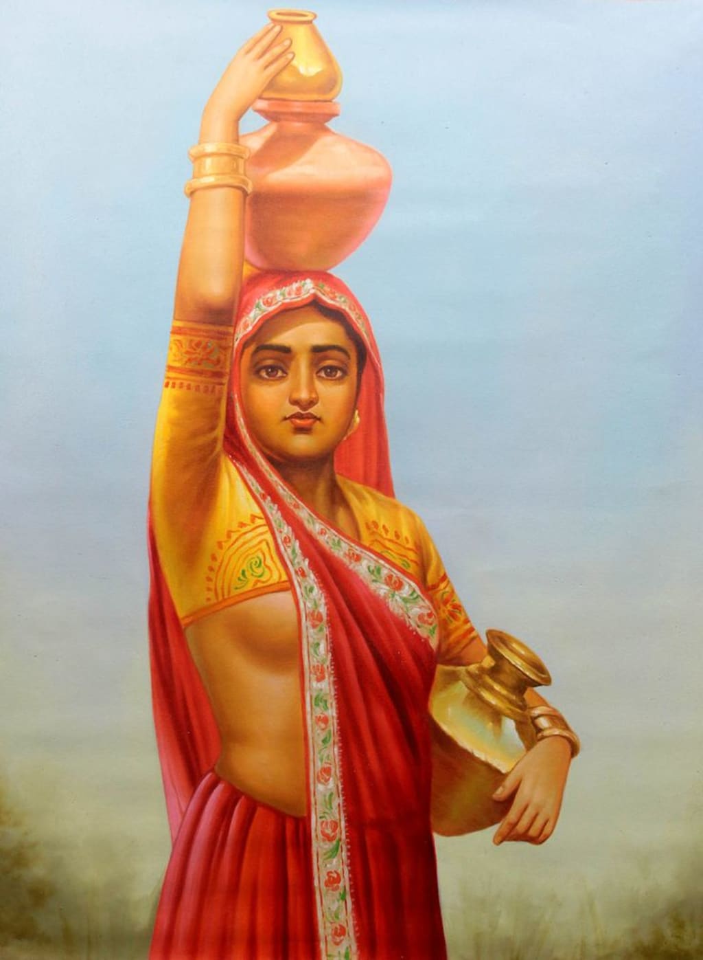 A Young Woman and the Milk Pot A Young Woman and the Milk Pot