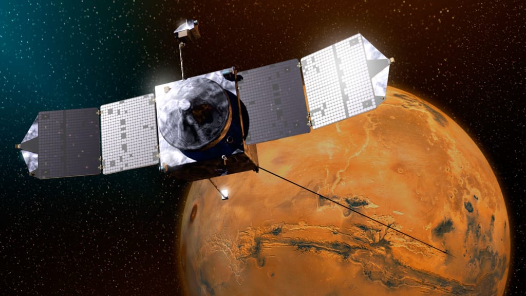 MAVEN Spacecraft Makes Evasive Maneuver to Avoid Impact With Mars' Moon Phobos MAVEN Spacecraft Makes Evasive Maneuver to Avoid Impact With Mars' Moon Phobos