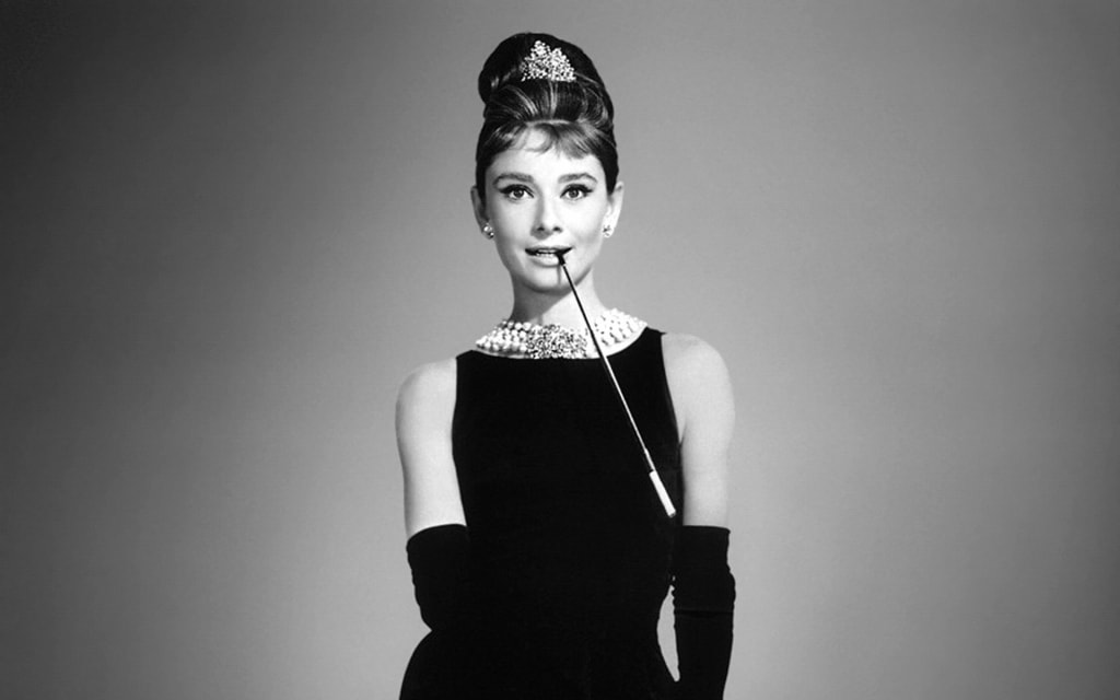 audrey little black dress