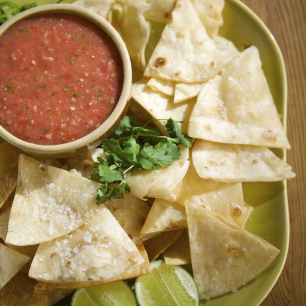 Simply Samantha: Homemade Salsa and Tortilla Chips Simply Samantha: Homemade Salsa and Tortilla Chips