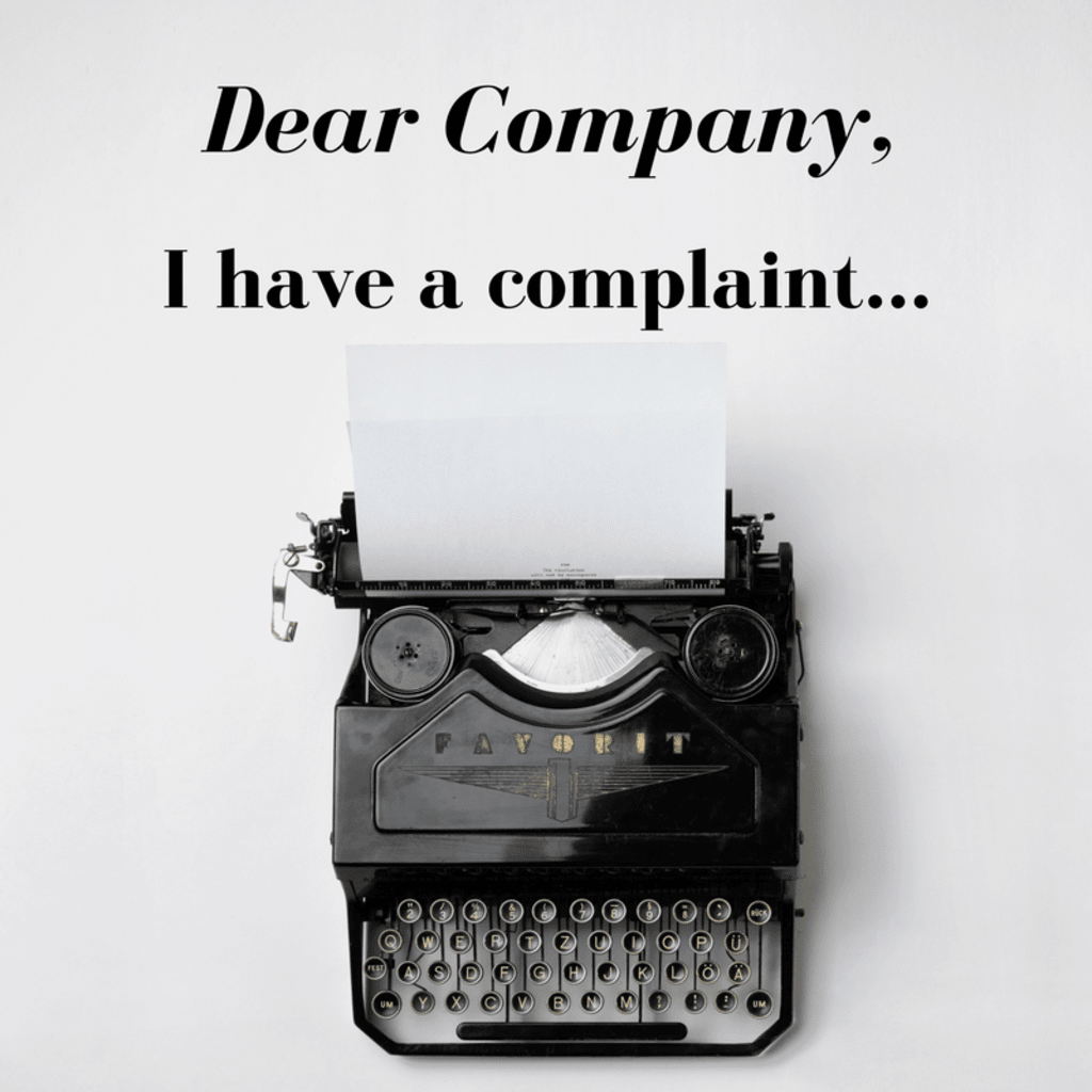 Bad Business? Write a Letter Bad Business? Write a Letter