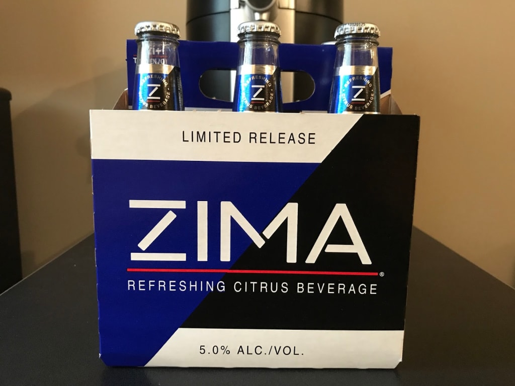 BWB Malt Beverage Of The Week — ZIMA BWB Malt Beverage Of The Week — ZIMA