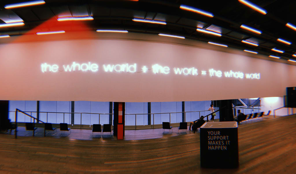 The Whole World + the Work = the Whole World The Whole World + the Work = the Whole World