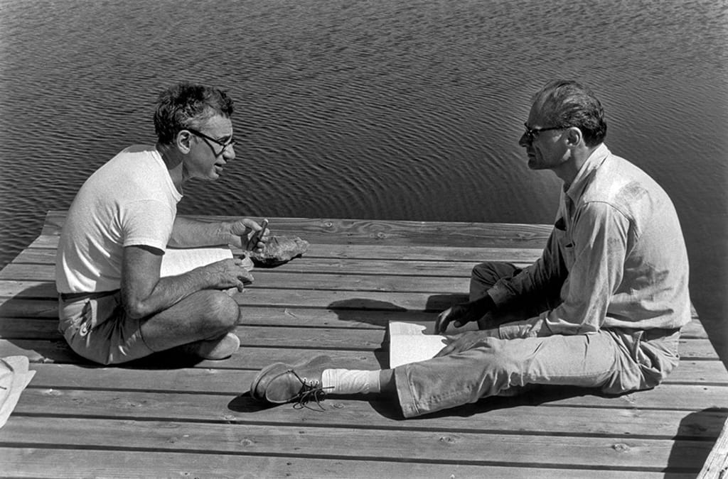 Arthur Miller And Elia Kazan