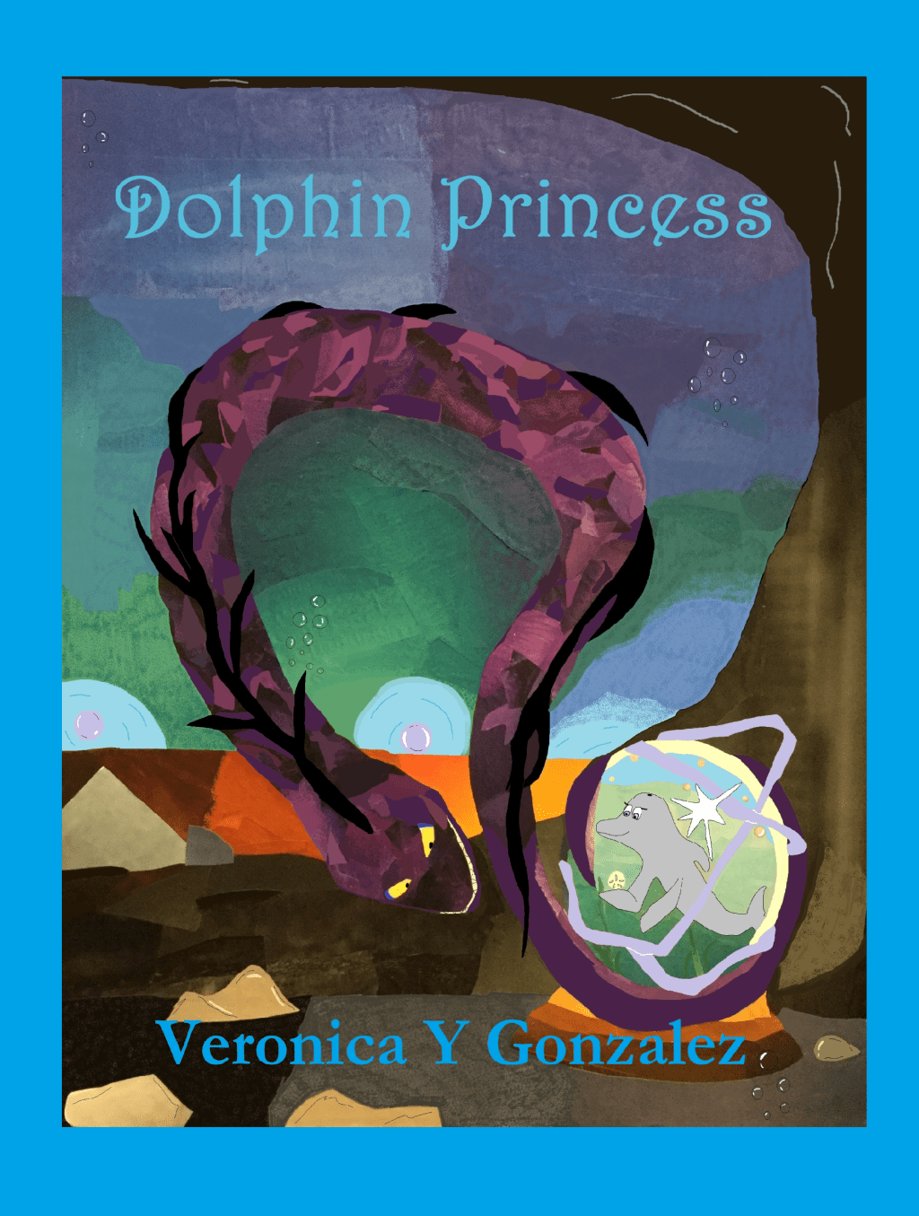 Writing 'Dolphin Princess' Writing 'Dolphin Princess'