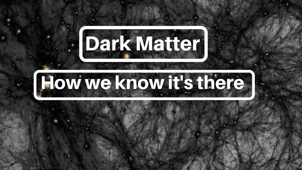 Dark Matter: How We Know It's There Dark Matter: How We Know It's There