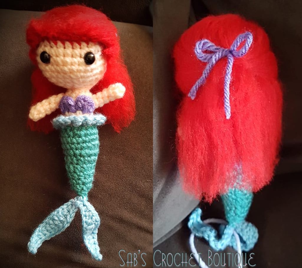 DIY Crochet Pattern for Ariel Inspired Doll DIY Crochet Pattern for Ariel Inspired Doll