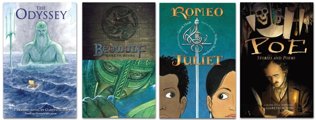Graphic Novel Adaptations by Gareth Hinds and Candlewick Press Graphic Novel Adaptations by Gareth Hinds and Candlewick Press