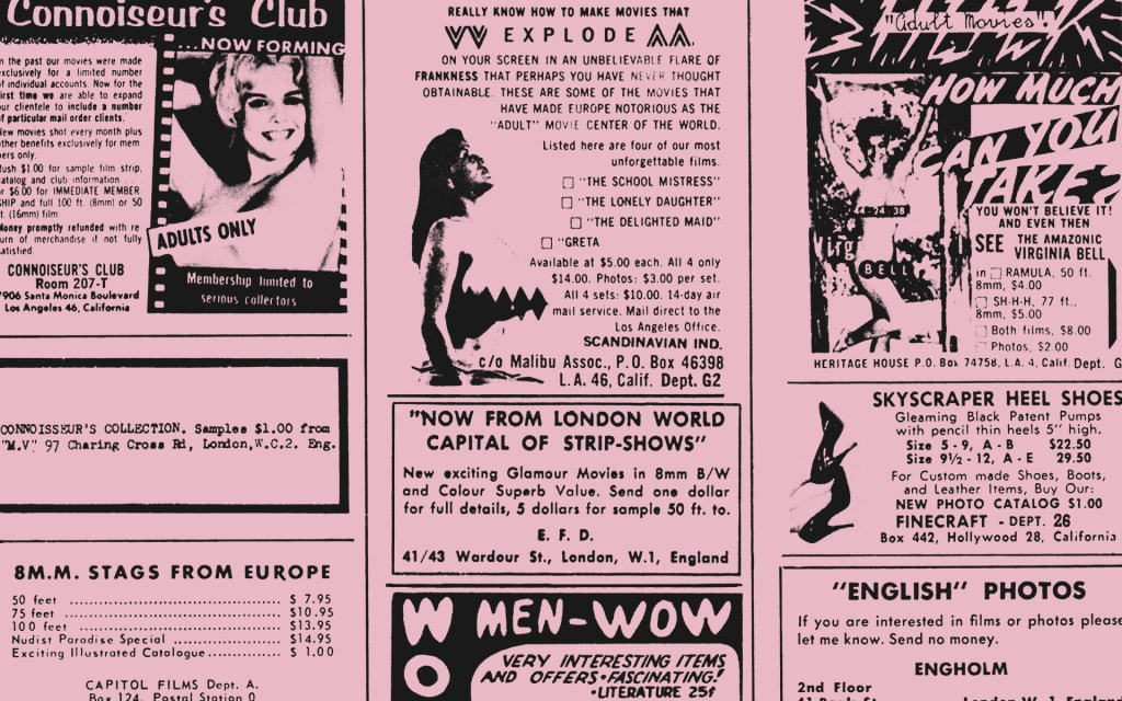 Nudist Club Movies - Vintage Sex Advertisements