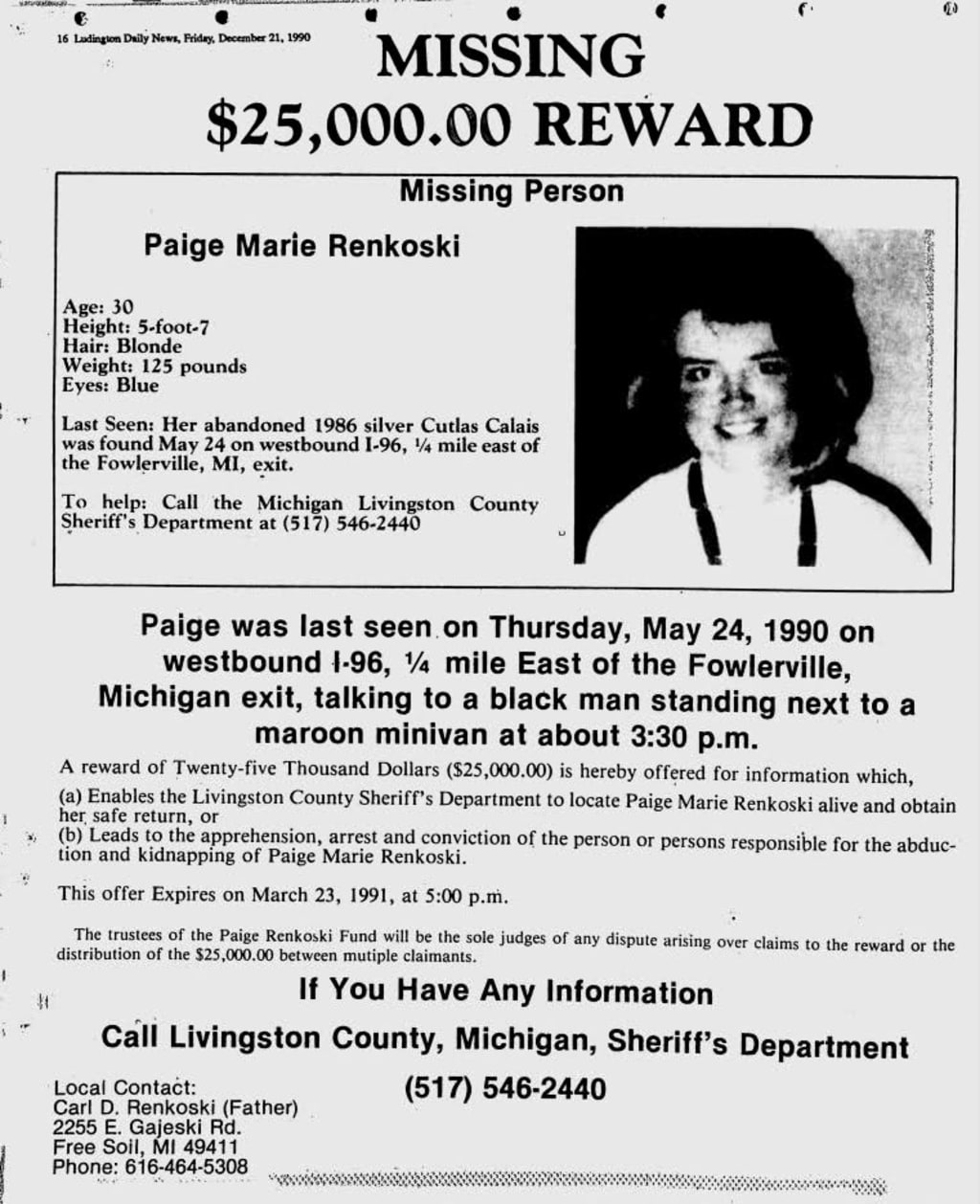 Michigan's Missing Five Unsolved Disappearances From the Mitten State