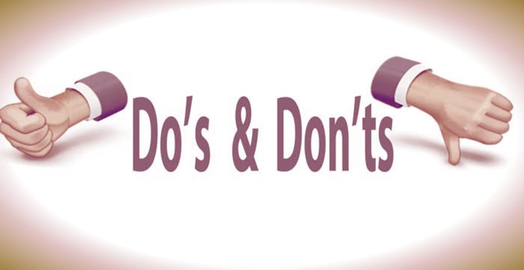 Do's and Don'ts Before and During an Interview Session for Freshers Do's and Don'ts Before and During an Interview Session for Freshers