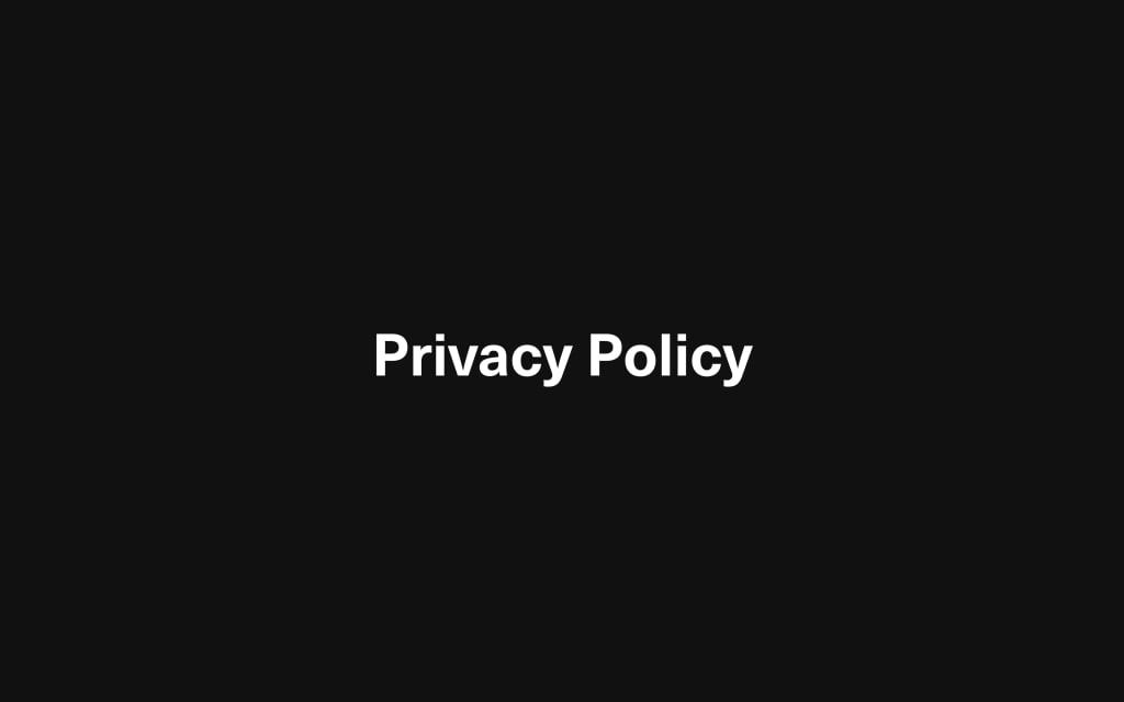 Privacy Policy Privacy Policy