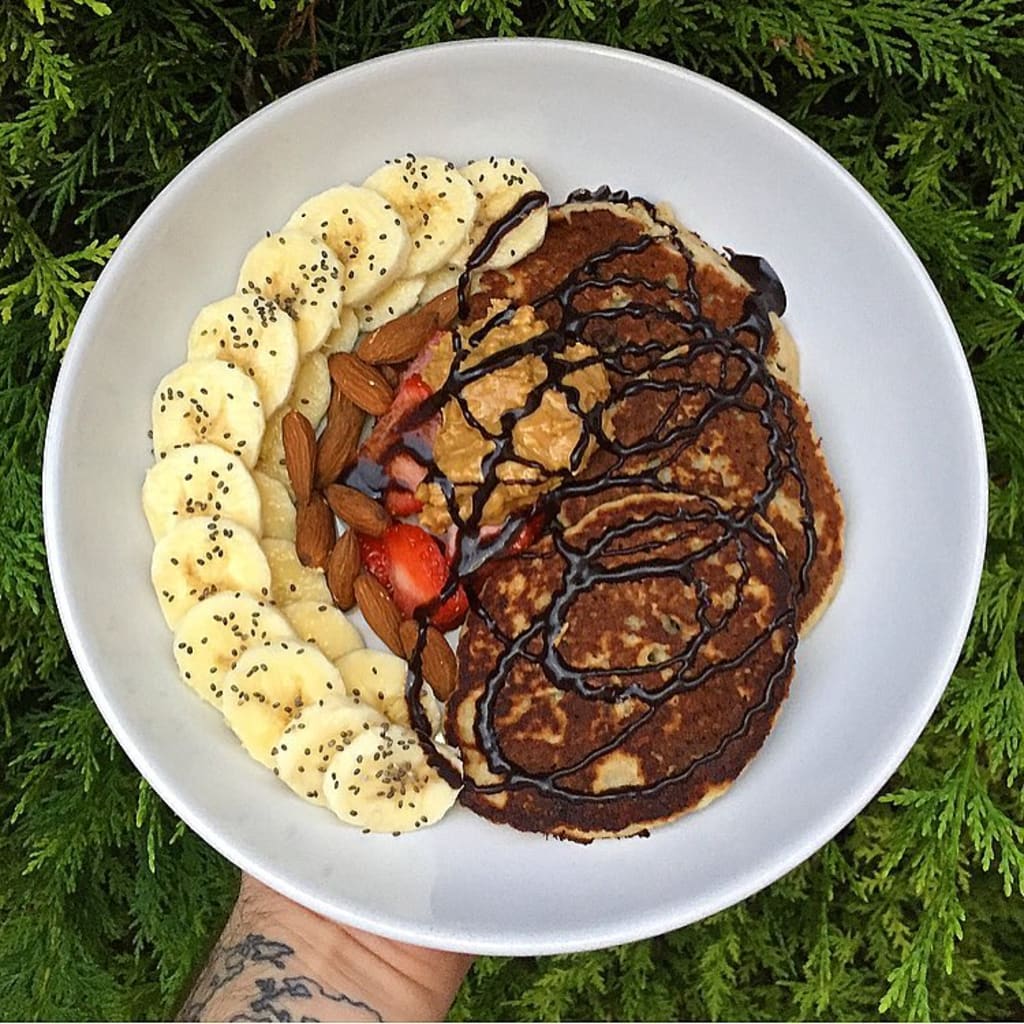 Chocolate Chip Protein Pancakes Chocolate Chip Protein Pancakes