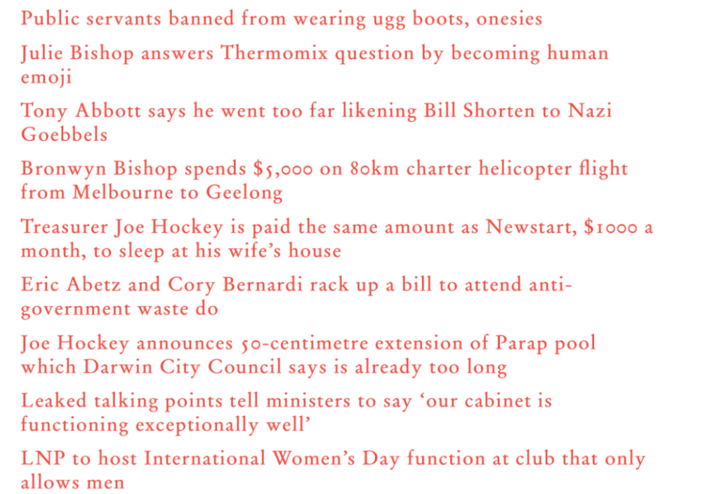 Aussies and Politics Aussies and Politics