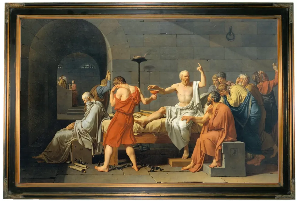 'Death of Socrates' Painting Analysis 'Death of Socrates' Painting Analysis