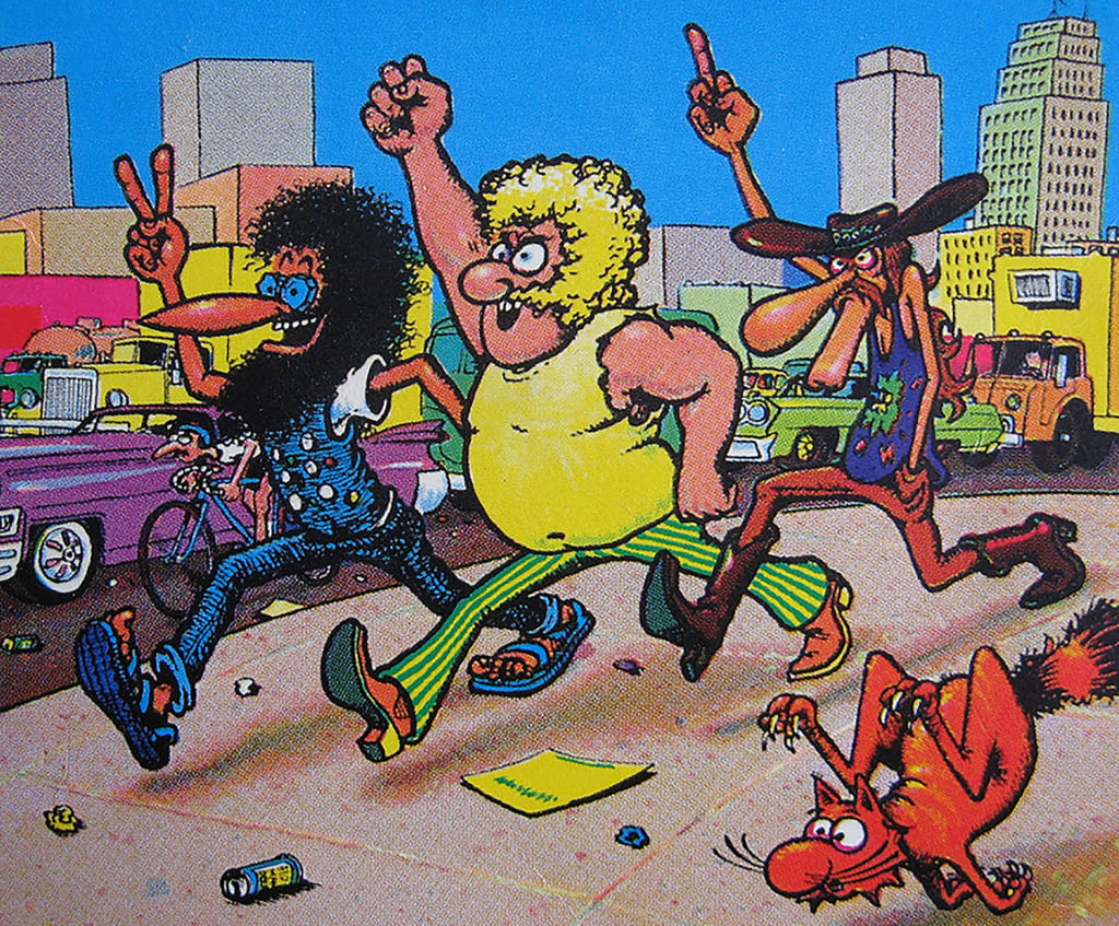 Underground Comix Artist Gilbert Shelton Underground Comix Artist Gilbert Shelton