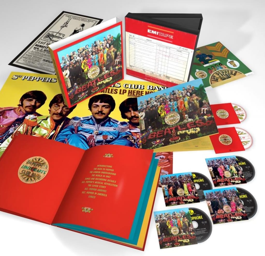 The Beatles’ Sgt. Pepper Celebrates 50 Years of Veneration with Exquisite Box Set The Beatles’ Sgt. Pepper Celebrates 50 Years of Veneration with Exquisite Box Set