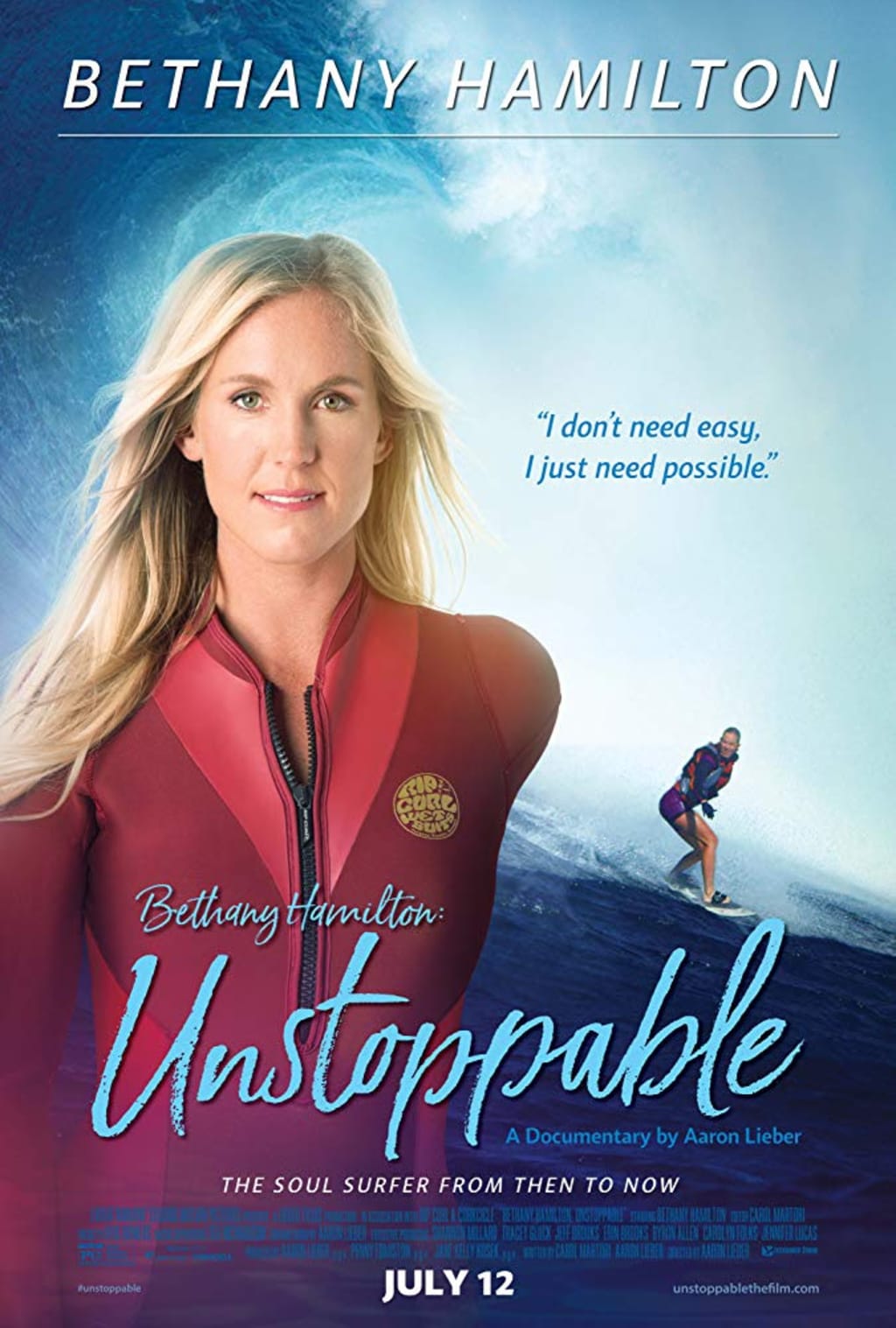 Movie Review: 'Bethany Hamilton: Unstoppable' A Portrait of Determination and Faith Movie Review: 'Bethany Hamilton: Unstoppable' A Portrait of Determination and Faith