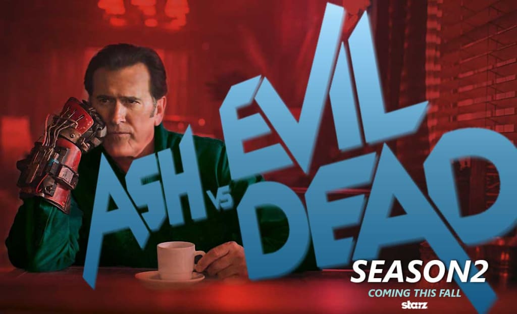 'Ash vs Evil Dead' Season 2 Promises More Comedy and Even More Blood 'Ash vs Evil Dead' Season 2 Promises More Comedy and Even More Blood