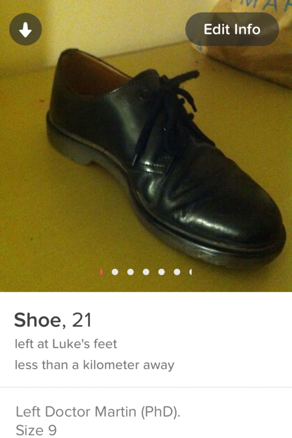 My Shoe's Tinder: A Complex Truth My Shoe's Tinder: A Complex Truth