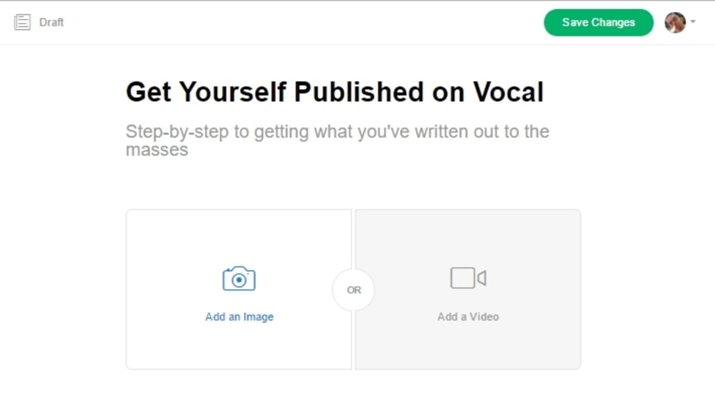 Get Yourself Published on Vocal Get Yourself Published on Vocal