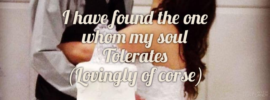5 Ways I Lovingly Tolerate My Husband 5 Ways I Lovingly Tolerate My Husband