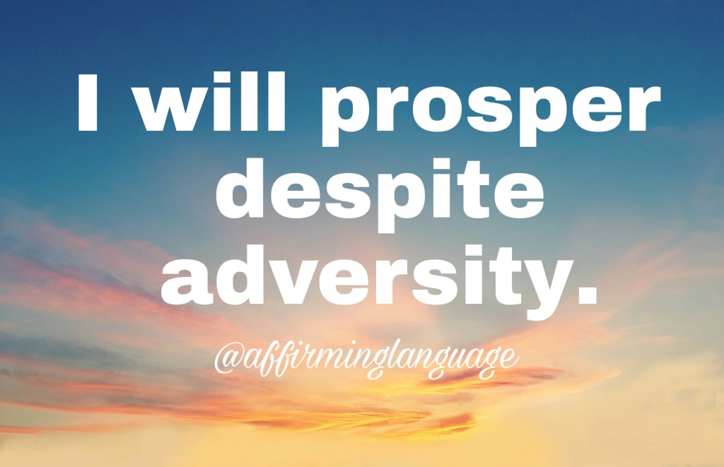 Adversity Builds Perspective Adversity Builds Perspective
