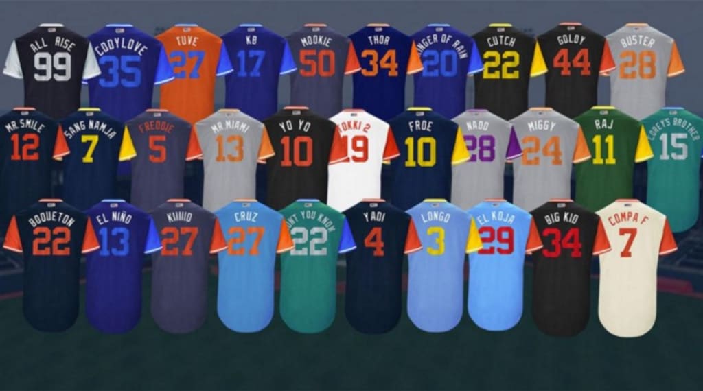 The MLB Players Weekend Uniforms are Great and Eh, Ugly The MLB Players Weekend Uniforms are Great and Eh, Ugly