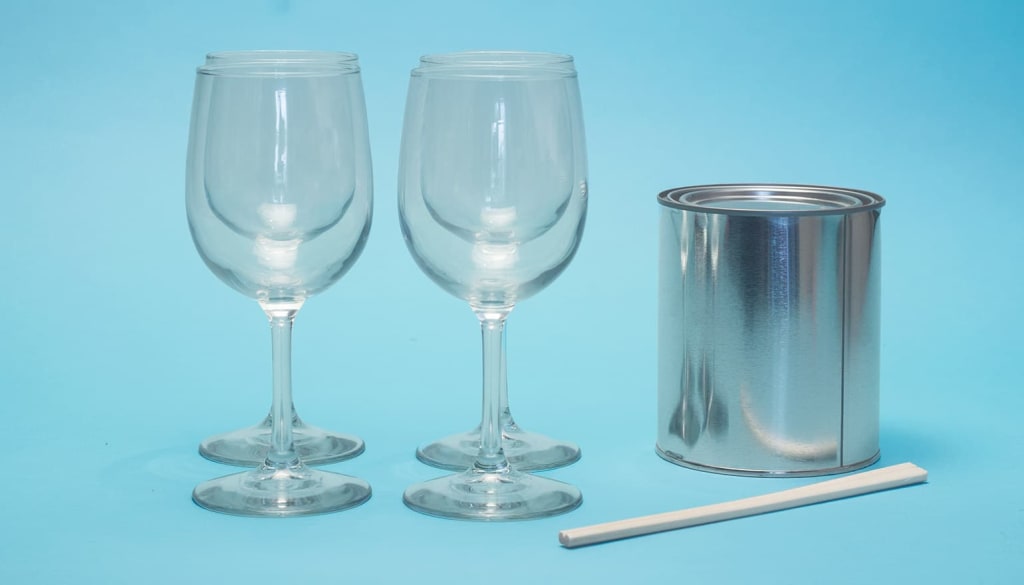 decorative wine goblets