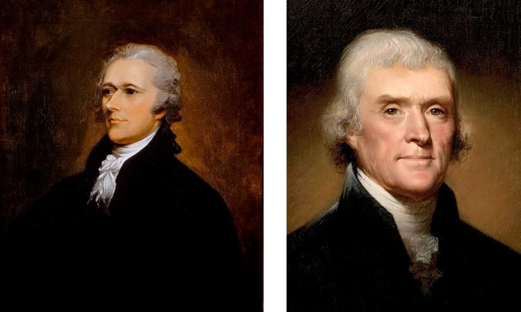 Jefferson and Hamilton Jefferson and Hamilton