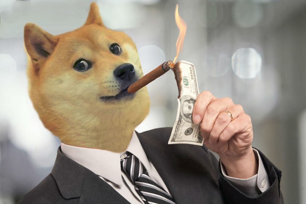 Image result for dogecoin dollars