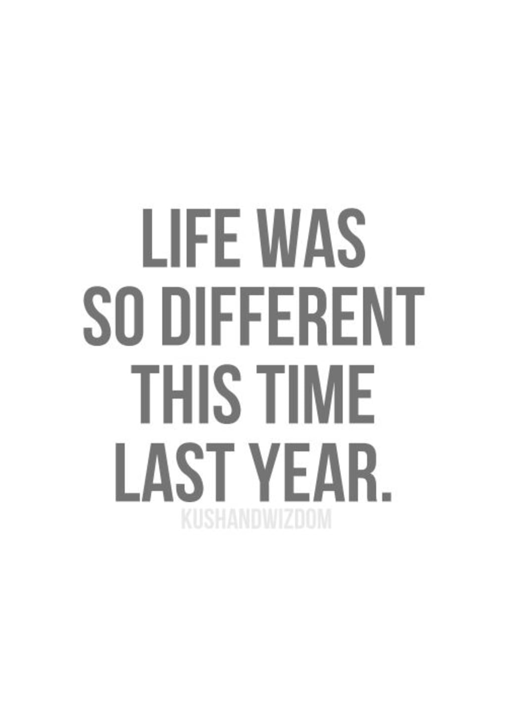A Year Is a Lifetime When Tragedy Is Happening A Year Is a Lifetime When Tragedy Is Happening