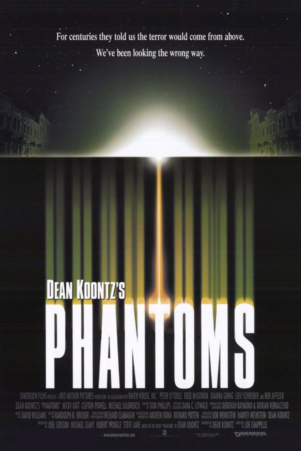Reed Alexander's Horror Review of 'Phantoms' (1998) Reed Alexander's Horror Review of 'Phantoms' (1998)
