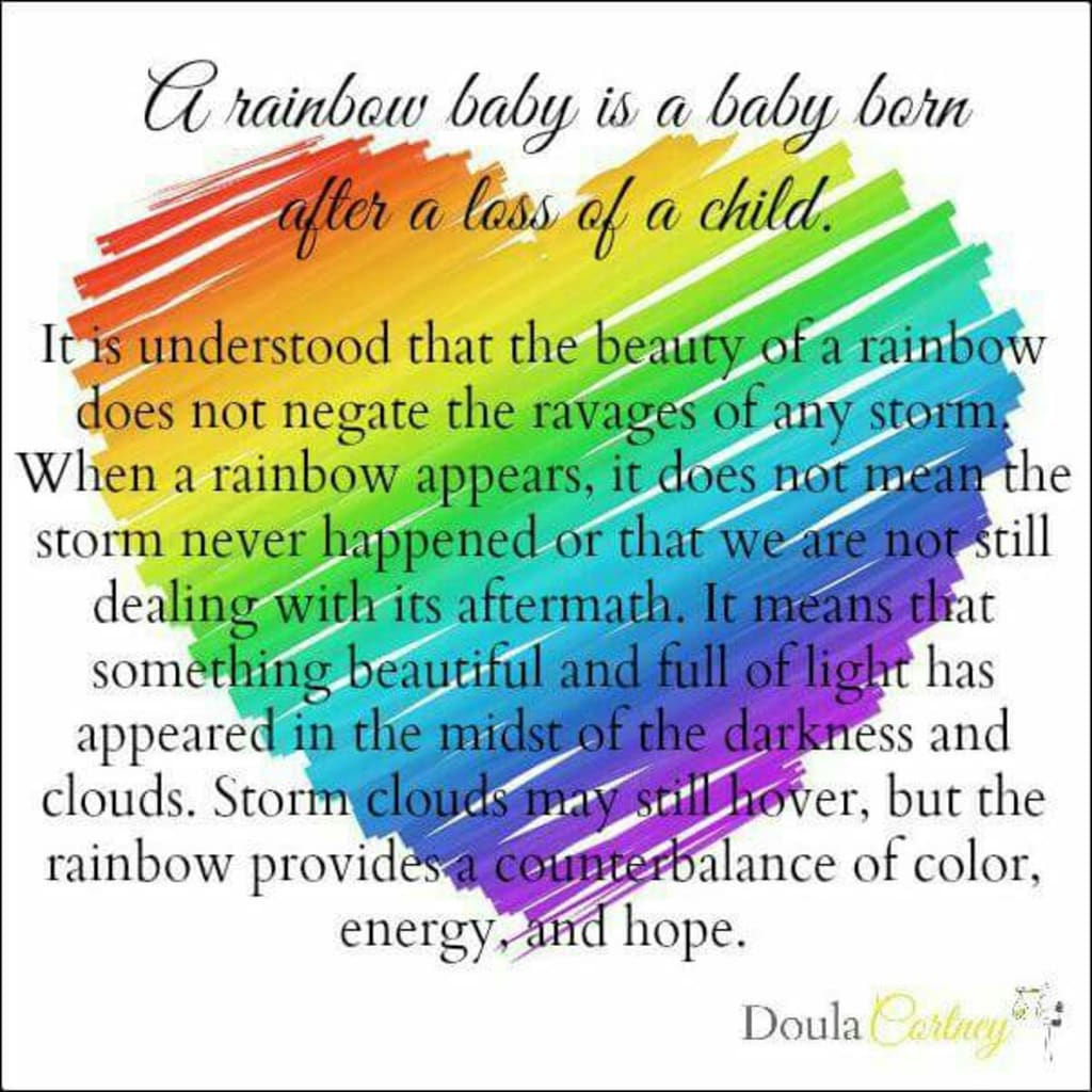 Cute Ways To Announce A Rainbow Baby