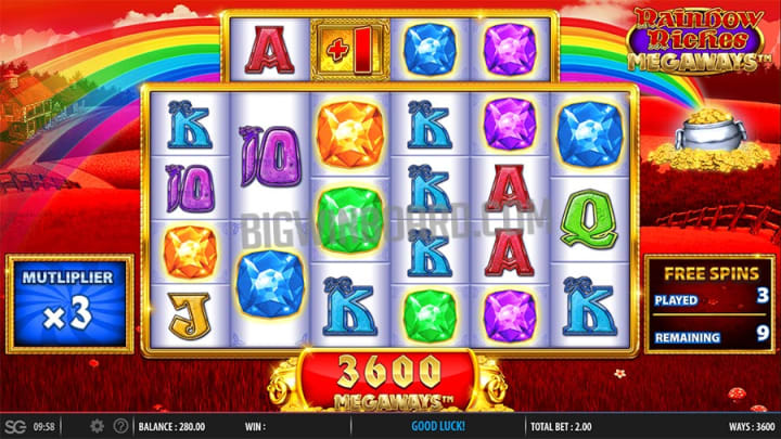 Play Slingo Rainbow Riches Free Online